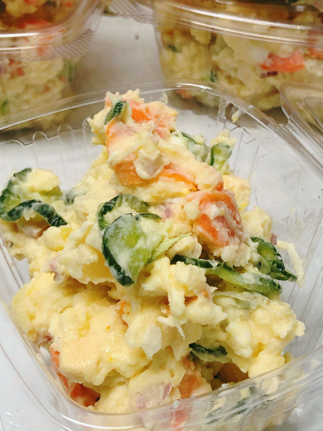 Japanese potato salad with Iburi Gakko